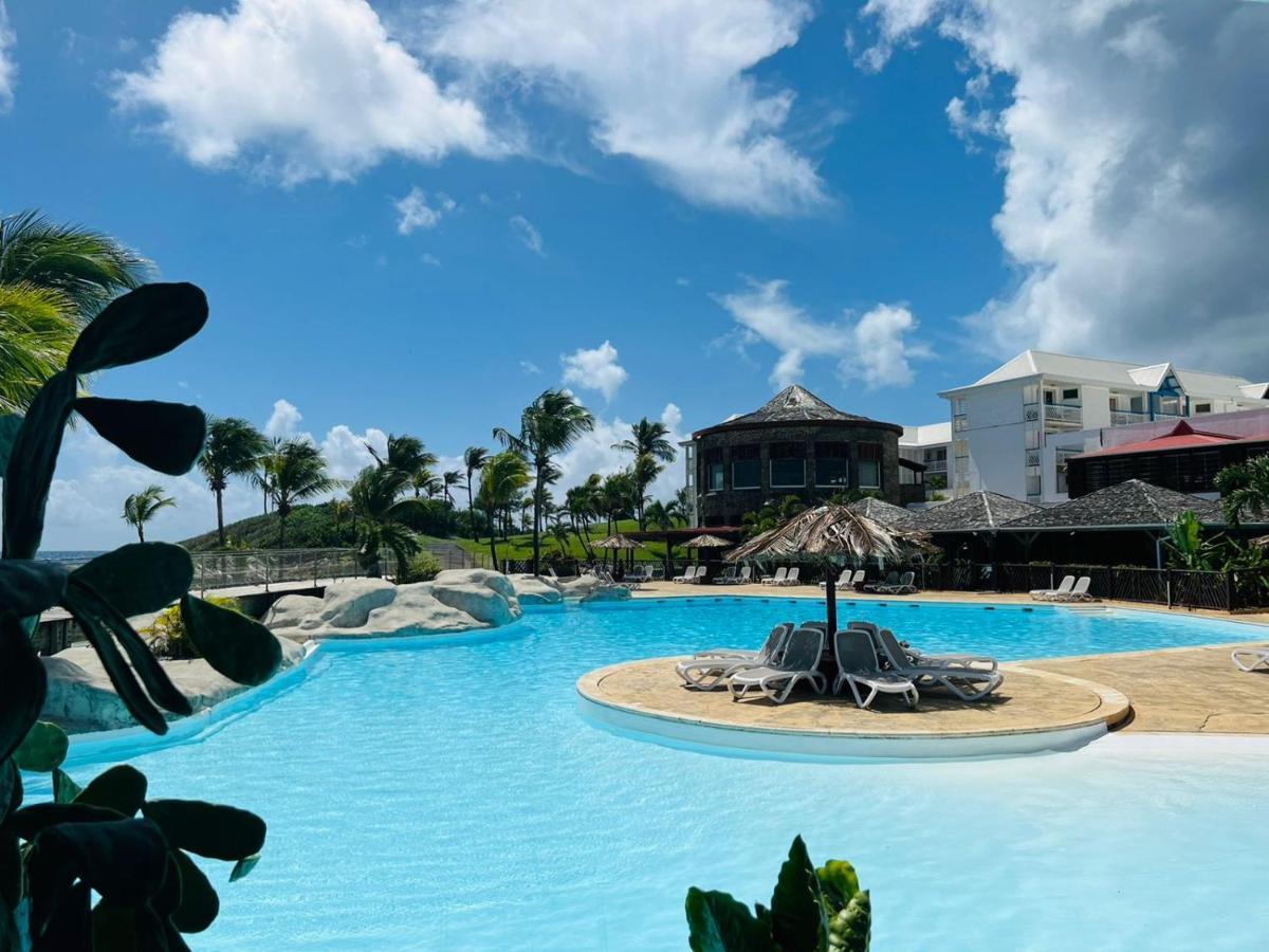 Studio Vue Mer Piscine Plage Kaz Punch Manganao Chez Julie Saint-Francois  Eksteriør billede